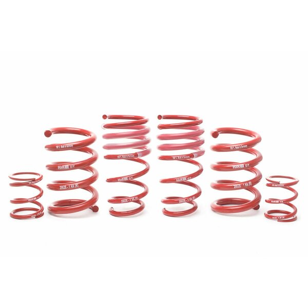 H&R 08 Front and Rear Drop Red Includes Six Springs 28628-1
